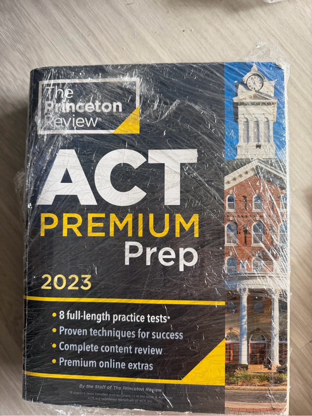 ACT Premium Prep 2023 — Black & Yellow